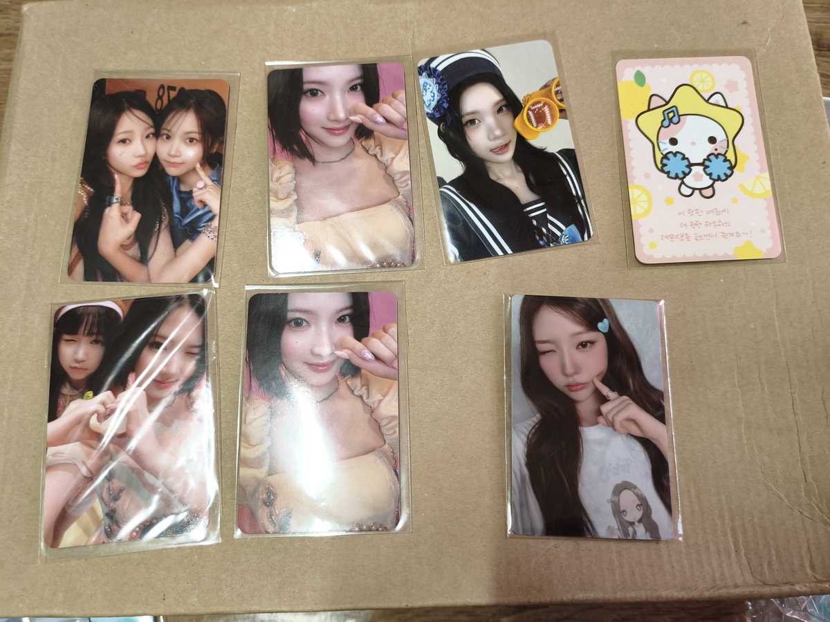 aeae820043's tweet photo. 하츠투하츠 양도합니다

dm or kkt

Hearts2Hearts h2h pc sell album 카르멘 지우 유하 스텔라 주은 에이나 이안 예온 jiwoo carmen yuha stella juun ana ian yeon 하투하 포카 https://t.co/OV9lOG1KM4