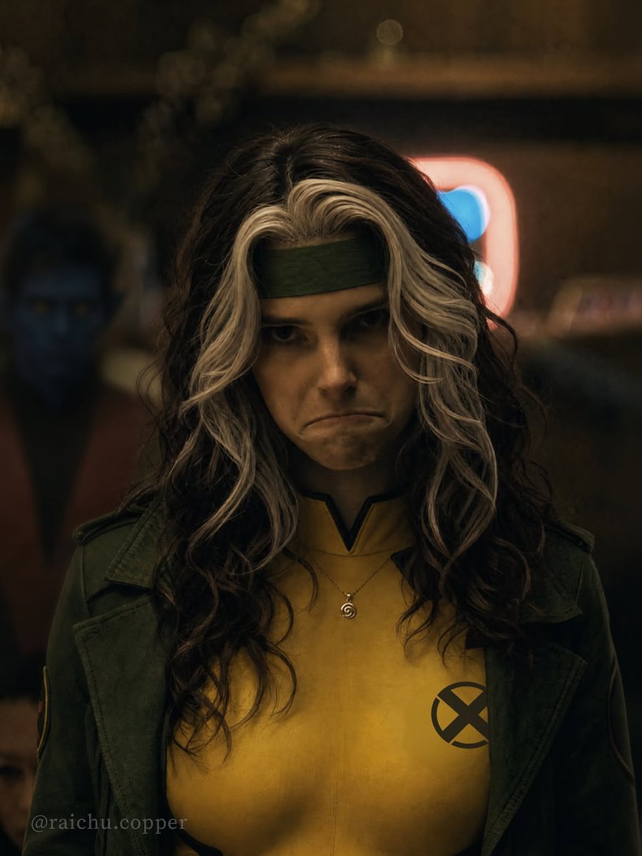 picsaesthe's tweet photo. Inde Navarrette as Rogue is pure chaos in the best way. 🥵👏🏻 https://t.co/aWBaKBmxNI