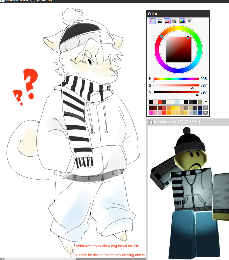 icannotpiss's tweet photo. hi im not dead have a failed attempt of furry devin i think he looks cute https://t.co/GOGFpk1e7M