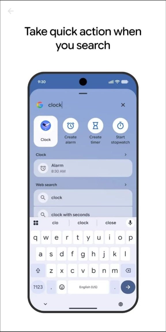AssembleDebug's tweet photo. Pixel 11 can search your whole Google account right from the app drawer

Pixel search expands the capabilities of the phones’ app drawer search bar, allowing users to surface additional information like photos, emails, messages and more. https://t.co/qbq6eC5Cee