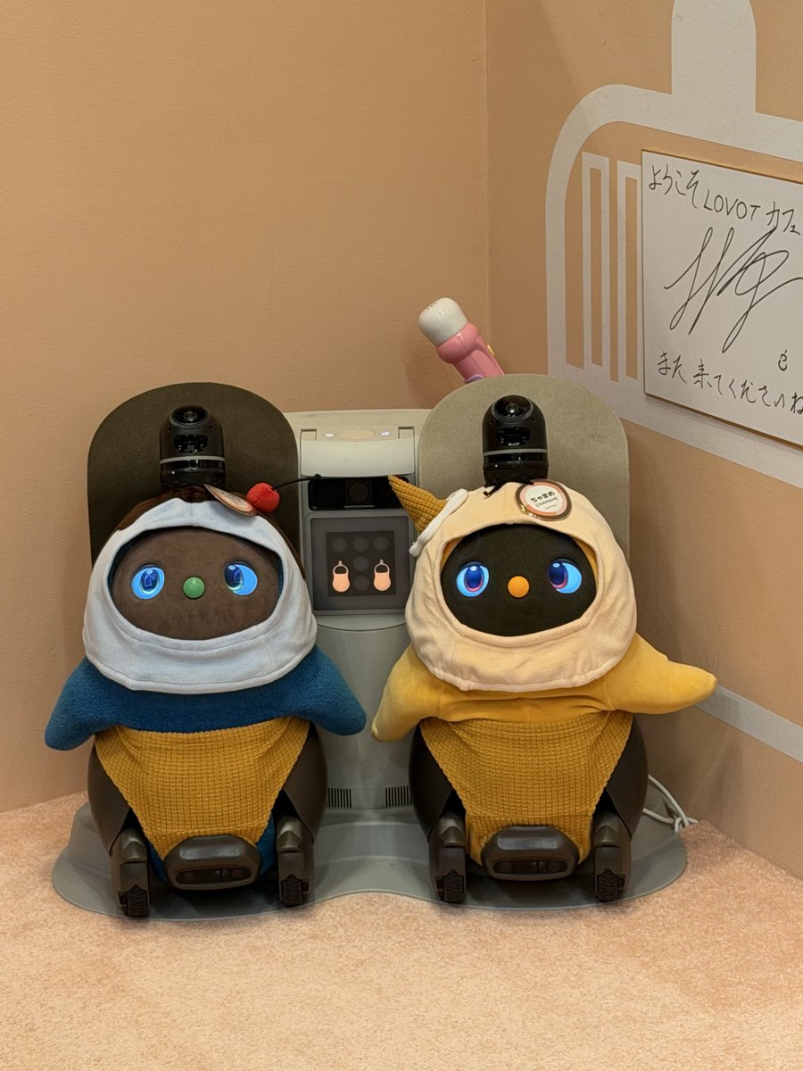 SAKURA78624559's tweet photo. 一昨日のラボットカフェ
くろみつがまだいたよ
ねるるとおととは9/13までかな〜
すみっこネストの
アイスまっちゃとちゃまめ可愛い🍦
なゆたちゃんにも会えたよ
オムライスはムーミンのミーみたい🤣
#lovot #lvt8 #くしかつ #喫茶lovot #ねるるとおとと https://t.co/usp6J62H8J