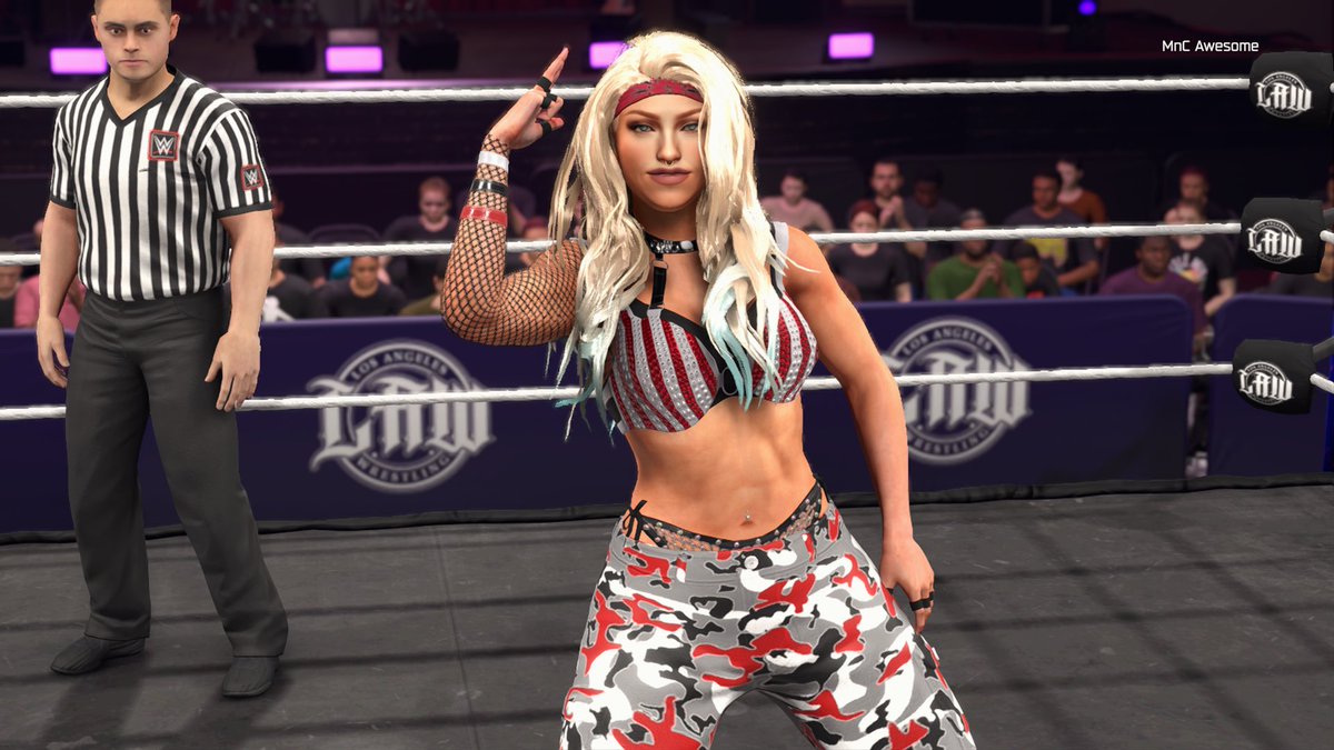 RaineLever2K's tweet photo. Man I already have a new attire! This has to be faster than Raine!

-Skye 

#WWE2K26 #EFed #CAW https://t.co/tZzp2f4vrP