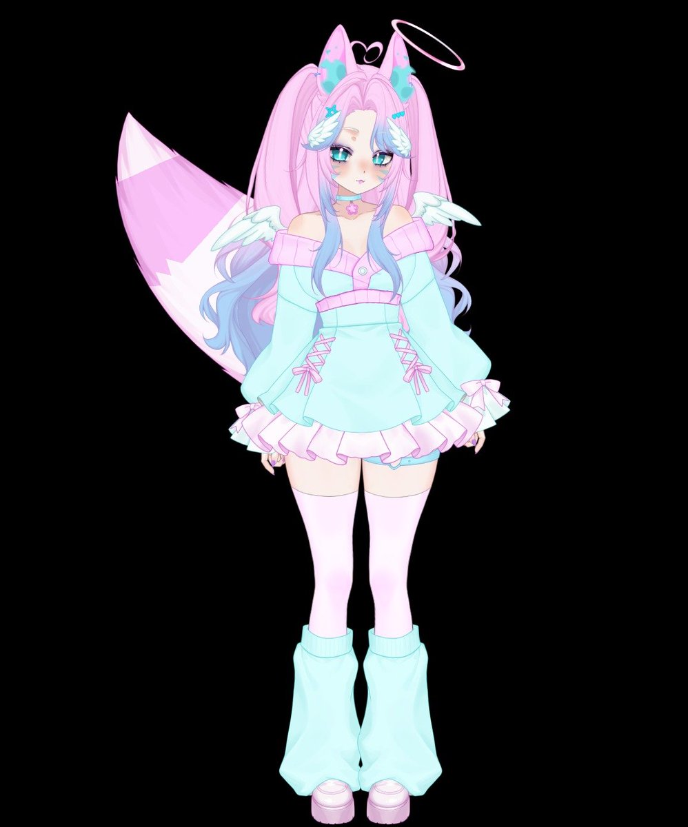 kitsu_shira's tweet photo. @MoshieDraws I've been having A TON of fun with this Model!! So so excited to see what else we get in the future! https://t.co/EyT0Qo9HTB