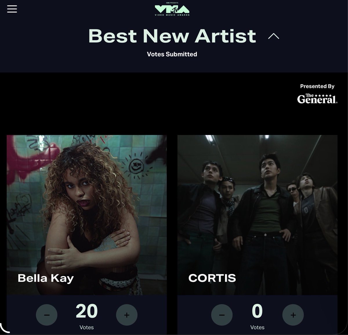 onlyUmyScenery's tweet photo. been voting for Bella Kay for best new artist. She looks cool https://t.co/psqDATQOBz