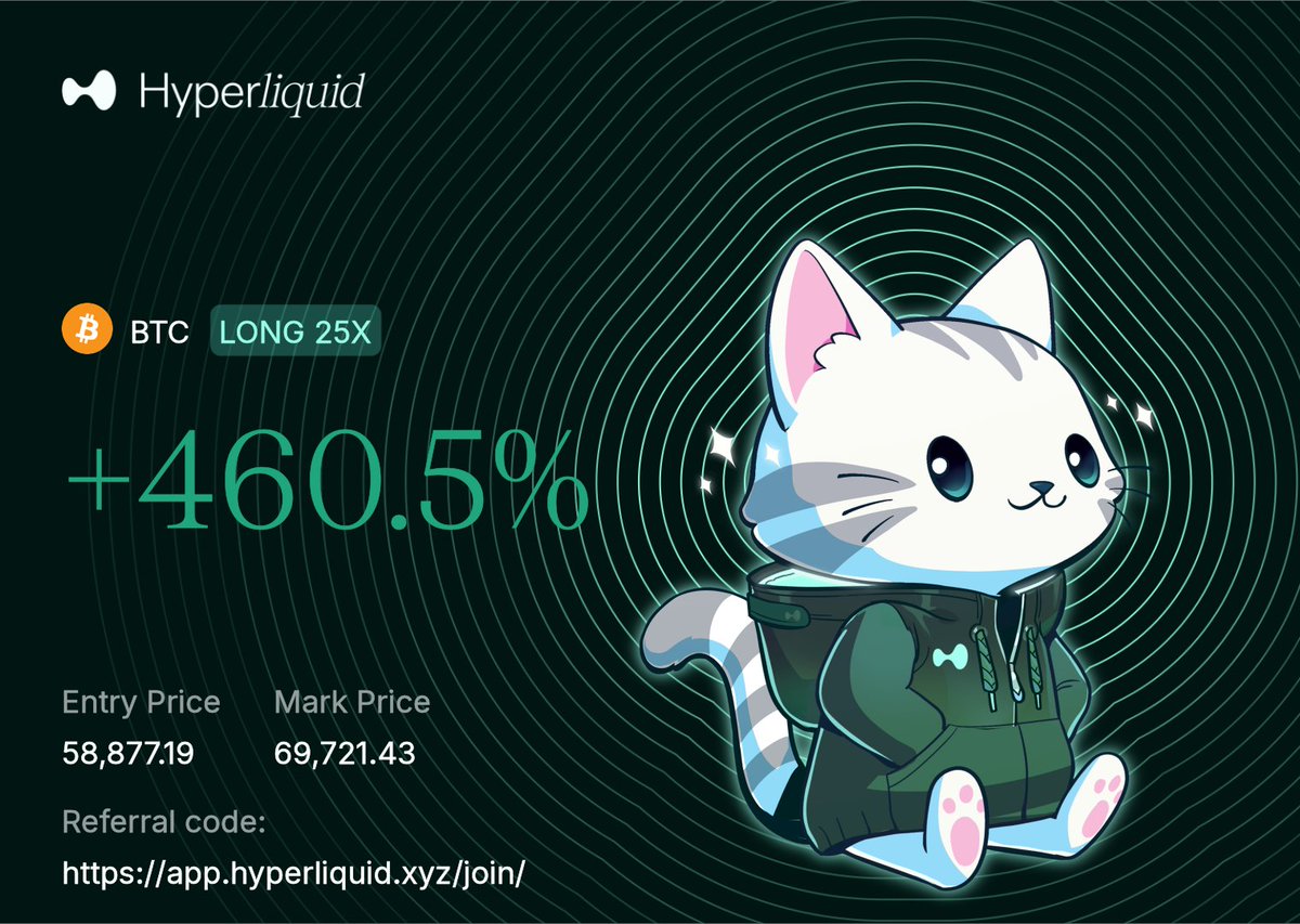 yenperps's tweet photo. I just added another $500K to my account.

I opened a long position on $BTC a couple of weeks ago.

My thesis wasn't based purely on the chart. The fundamentals were there too.

It was pretty clear that sellers were getting exhausted and that we had entered a consolidation phase.

Thanks, Mr. President.