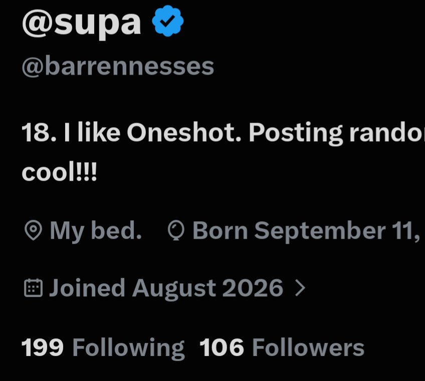 barrennesses's tweet photo. my first 100 followers waow.... https://t.co/FKvFtqEOYw