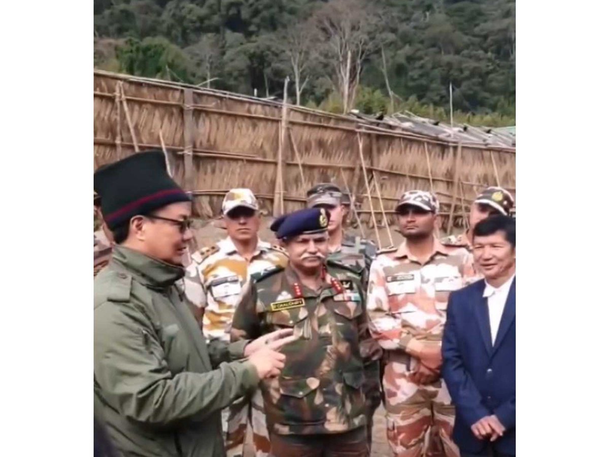 ani_digital's tweet photo. "Borders neglected in past, top priority now": Kiren Rijiju visits remote Arunachal areas to speed up infra work
Read @ANI Story I https://t.co/AKK9UQP4Jc
#KirenRijiju #ArunachalPradesh #IndoChinaBorder #ChineseIntrusion https://t.co/Z6VsEWdCSD