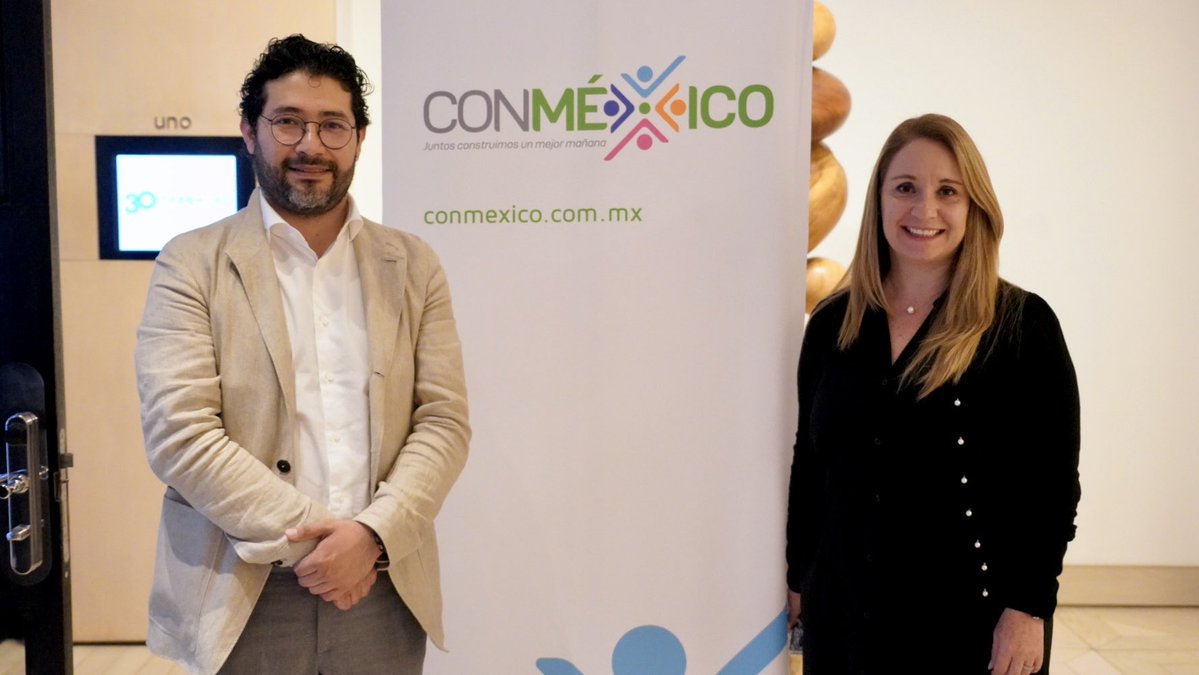 marathb's tweet photo. Hoy, en el evento ConMéxico, compartí con empresarias y empresarios de nuestro país las acciones que impulsamos desde la #STPS para fortalecer la política laboral de nuestro país. ¡Seguimos avanzando! https://t.co/cKEe5qxjoJ