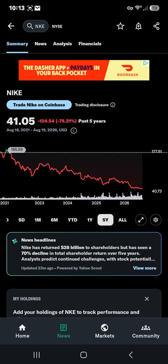 KCLinebackerLab's tweet photo. @iHateJJRedick Have you seen Nike's stock Price.... https://t.co/kaCK05LoTM