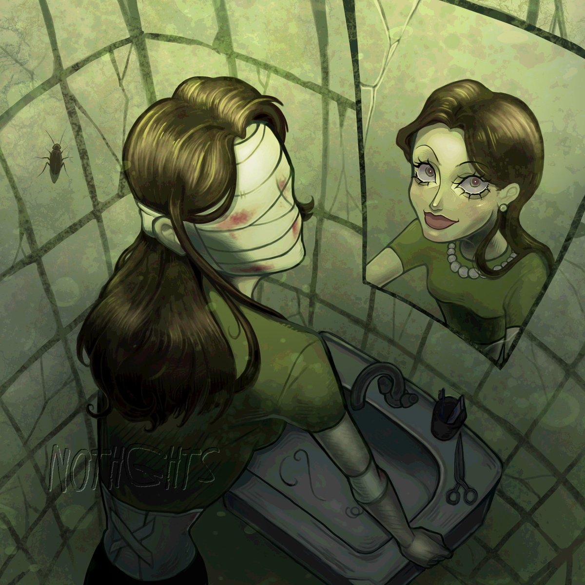 n0thghts's tweet photo. Mirrorgirl
#oc #art #freebritney https://t.co/e1VCBrEvQb