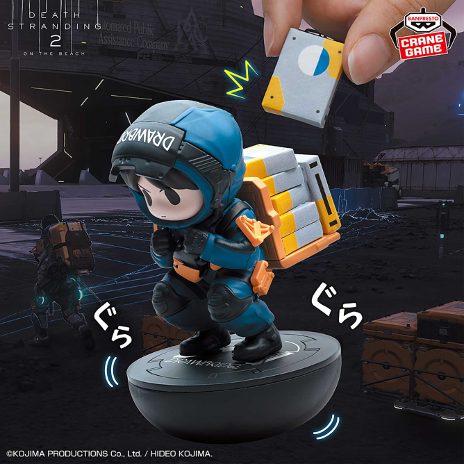 gamespark's tweet photo. 『デススト2』荷物配送のグラグラ感を味わえる！？ポーターのバランスゲームフィギュア本日8月20日より登場
https://t.co/LipFcnKdfX https://t.co/yPd4ymiVtL