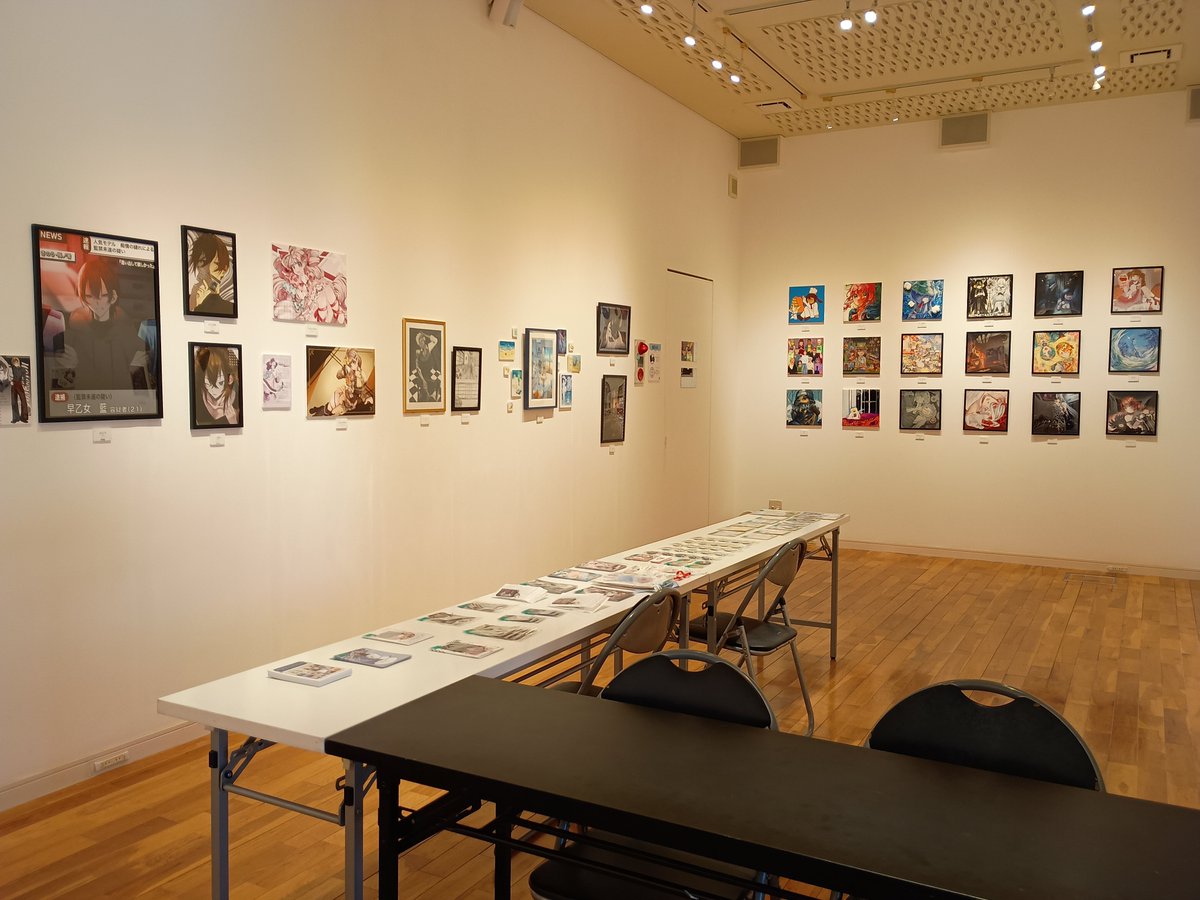 irorimura2005's tweet photo. ＼開催中／

▶嵯峨美術大学キャラクターデザイン領域　企画展
#嵯峨画楼3

十人十色の展示となっています。
皆さんのご来場を心よりお待ちしております！
　
会期┃2026/ 8/20(木）～ 8/24（月）
時間12��00～19：00 （最終日は17：00まで）
会場┃イロリムラプチホール
大阪市北区中崎1-4-15 https://t.co/iZq2zhnpBF