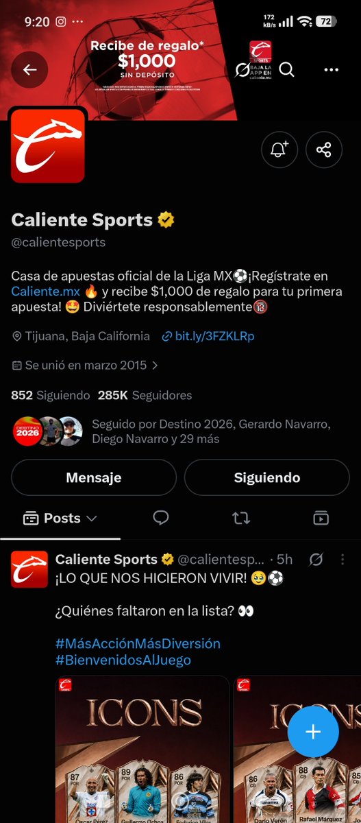 JessOmarNavarr1's tweet photo. @LopezElizondo11 @Chivas @calientesports #masaccionmasdiversion https://t.co/9fCOyr1EXC