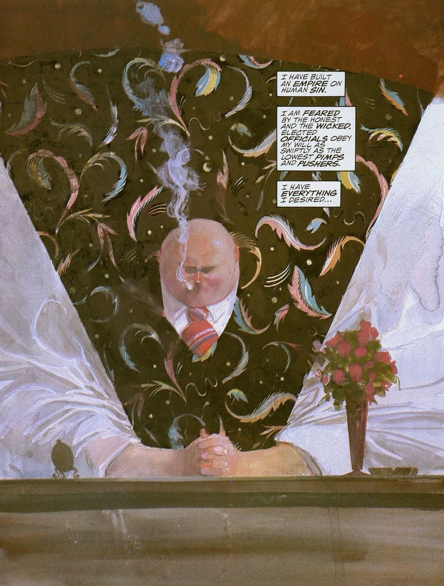 Cryptttid's tweet photo. I really love that spider verse took a lot of inspiration from Bill Sienkiewicz king pen https://t.co/vAdNUdKCKN
