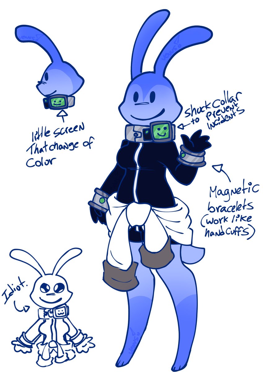 Theblue_intern's tweet photo. //update ref of My Blue anomaly intern+ugly doodles page, Their

Blue anomaly intern 
Pronouns: She/They/them
Note:I will block anyone who leaves bad comments about my design. BE RESPECTFUL. Thank you https://t.co/AdxrsINU1a