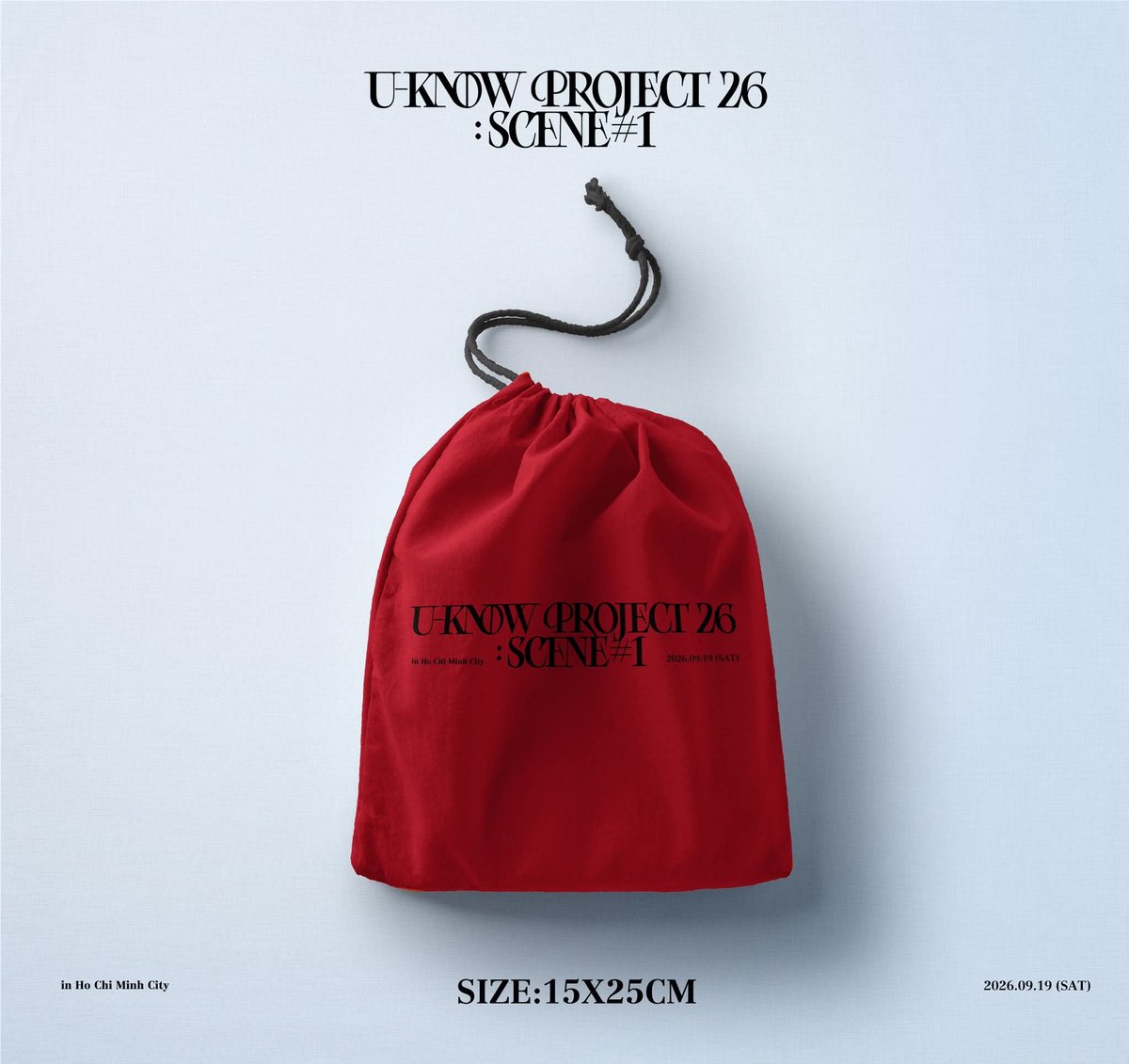 peadiavn's tweet photo. Hé lộ nhẹ một chiếc hint khiến bao trái tim phải "rung rinh"! ✨
Mấy ngày nay cứ đoán ra đoán vào, rốt cuộc là Benefit độc quyền cho những ai đang sở hữu vé của hai hạng VVIP và PREMIUM xịn xò tới mức nào?
Không giấu mấy dịu-ơ nữa, chúng mình chính thức trình làng hình ảnh của món quà đầu tiên đây :
🎒 Drawstring Bag: Túi rút xinh xỉu, màu đỏ nhiệt huyết cực tiện lợi để đi concert 
Đặc biệt trong túi sẽ có quà bất ngờ sẽ được bật mí. Hãy nhanh tay mua vé để 19/09 tới đây nhận được quà đặc biệt từ U-KNOW nha😉
Cả nhà đã sẵn sàng lên đồ để chuẩn bị tạo nên những khoảnh khắc thật đẹp cùng U-KNOW chưa ạ? 

First look at our exclusive benefits! ✨
The wait is over! Here’s a sneak peek at one of the special items for VVIP & PREMIUM ticket 
🎒 Drawstring Bag: Super cute, iconic red, and perfect for carrying all your concert essentials! 
In addition, the bag will feature a surprise gift that is yet to be revealed! Grab your tickets now to receive this special gift from U-KNOW on September 19! 😉
Are you ready to dress up and create unforgettable memories with U-KNOW?

🎟Grab your tickets now: https://t.co/26rcxWi5UC

U-KNOW PROJECT 26: SCENE#1 in HO CHI MINH CITY
🗓Date & Time: September 19, 2026 | 18:00
📍 Venue: Military Zone 7 Indoor Sports Complex

#UKNOW #TVXQ! #UKNOW_PROJECT26 #UKNOW_CONCERT_TOUR #UKNOW_PROJECT26_HCMC