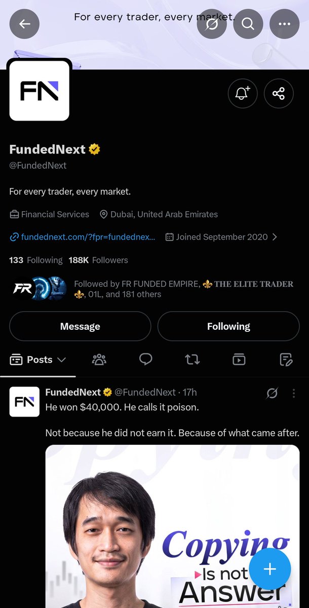 PipsIQ's tweet photo. @TeeXau @FundedNext @Galib_FN @Flynnn_FN @Aeroonfx @pleinboey @spanterflocks @Hechofx
What I love most about FundedNext is its flexible trading conditions, fast payouts, and the opportunity to scale while keeping my focus on consistent trading.
All task done. https://t.co/awme4mdpK8