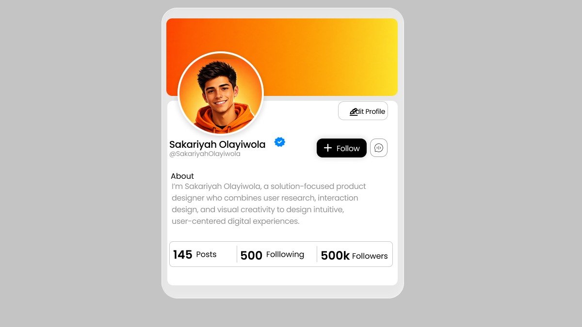 Olamzee3's tweet photo. Sakariyah Olayiwola a product designer driven by the goal of building digital experiences that seamlessly balance user needs with practical business solutions. Rather than treating design merely as an aesthetic layer, i approache the discipline asan end-to-end problem-solving https://t.co/ub7DHzlnvf