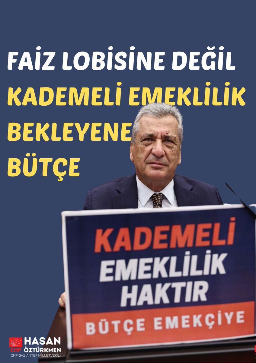 hasanozturkmen's tweet photo. Yıllarca çalışan, alın teri döken, primini eksiksiz ödeyen milyonlarca emekçi artık adaletli bir düzenleme bekliyor. Sadece bir günün, yıllarca süren emeklilik farkına dönüşmesine artık son verilmeli.

Eşitlik ilkesi, Anayasa’nın temel ilkelerindendir. Kademeli emeklilik bir lütuf değil; emekçinin hakkı, eşitliğin ve adaletin gereğidir.
#EmekçiyeKademeŞart