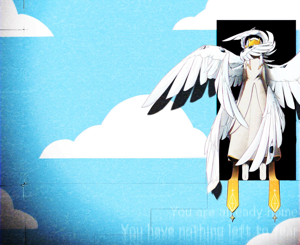 Rotten_popp1's tweet photo. "The paradise you yearns for"

When I saw the theme, My first thought was to make a normal paradise people think of. Clouds, Sky, gate, and Angel. But after rethinking I twist the idea of a normal paradise into this. 
"A truman show Ref"

what do you guys think? 👀
#VGenChallenge https://t.co/6Jebf1i2X0