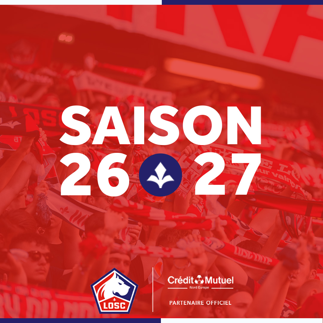 CreditMutuel_NE's tweet photo. #PARTENARIAT : le @CreditMutuel_NE donne l’élan au @losclive⚽
Nous souhaitons une excellente saison 2026-2027 aux #Dogues en déplacement ce 23 août à Angers pour leur premier match📍
Retrouvez la carte aux couleurs du LOSC en ligne et en agence 💳 >> https://t.co/cwSQndt7PR https://t.co/WXwnmS6zcA