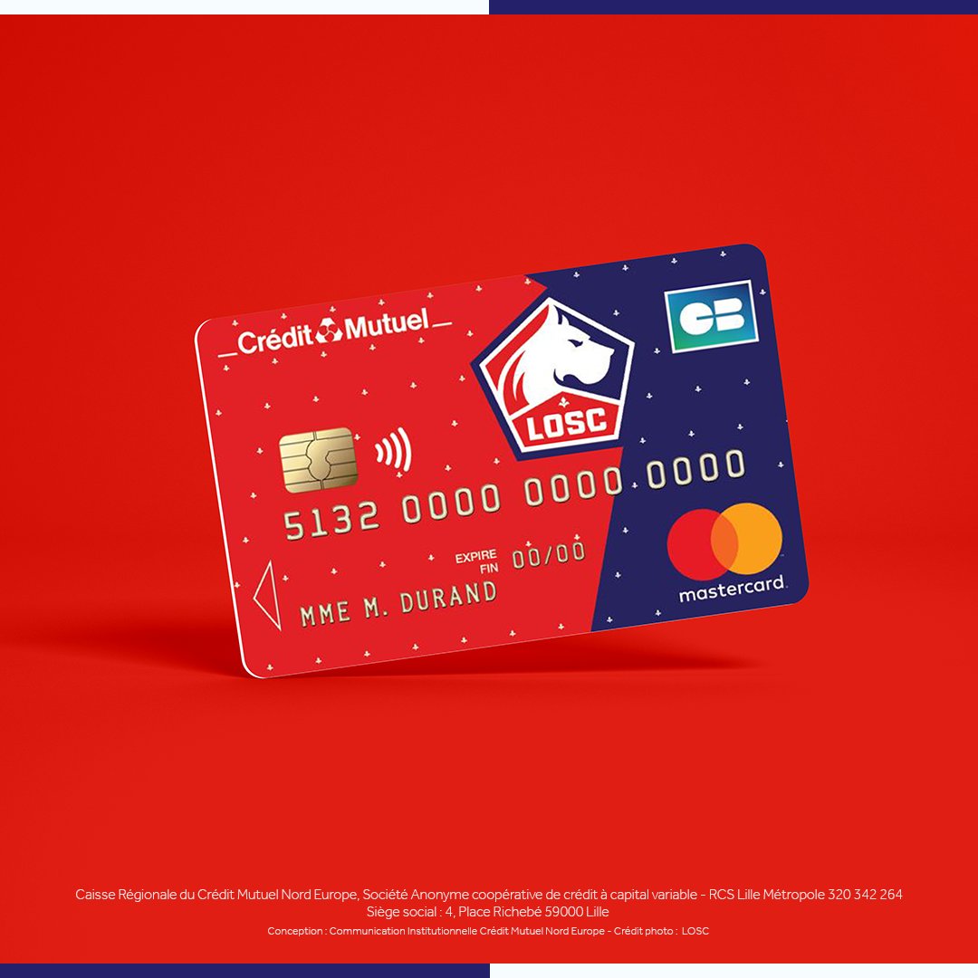 CreditMutuel_NE's tweet photo. #PARTENARIAT : le @CreditMutuel_NE donne l’élan au @losclive⚽
Nous souhaitons une excellente saison 2026-2027 aux #Dogues en déplacement ce 23 août à Angers pour leur premier match📍
Retrouvez la carte aux couleurs du LOSC en ligne et en agence 💳 >> https://t.co/cwSQndt7PR https://t.co/WXwnmS6zcA