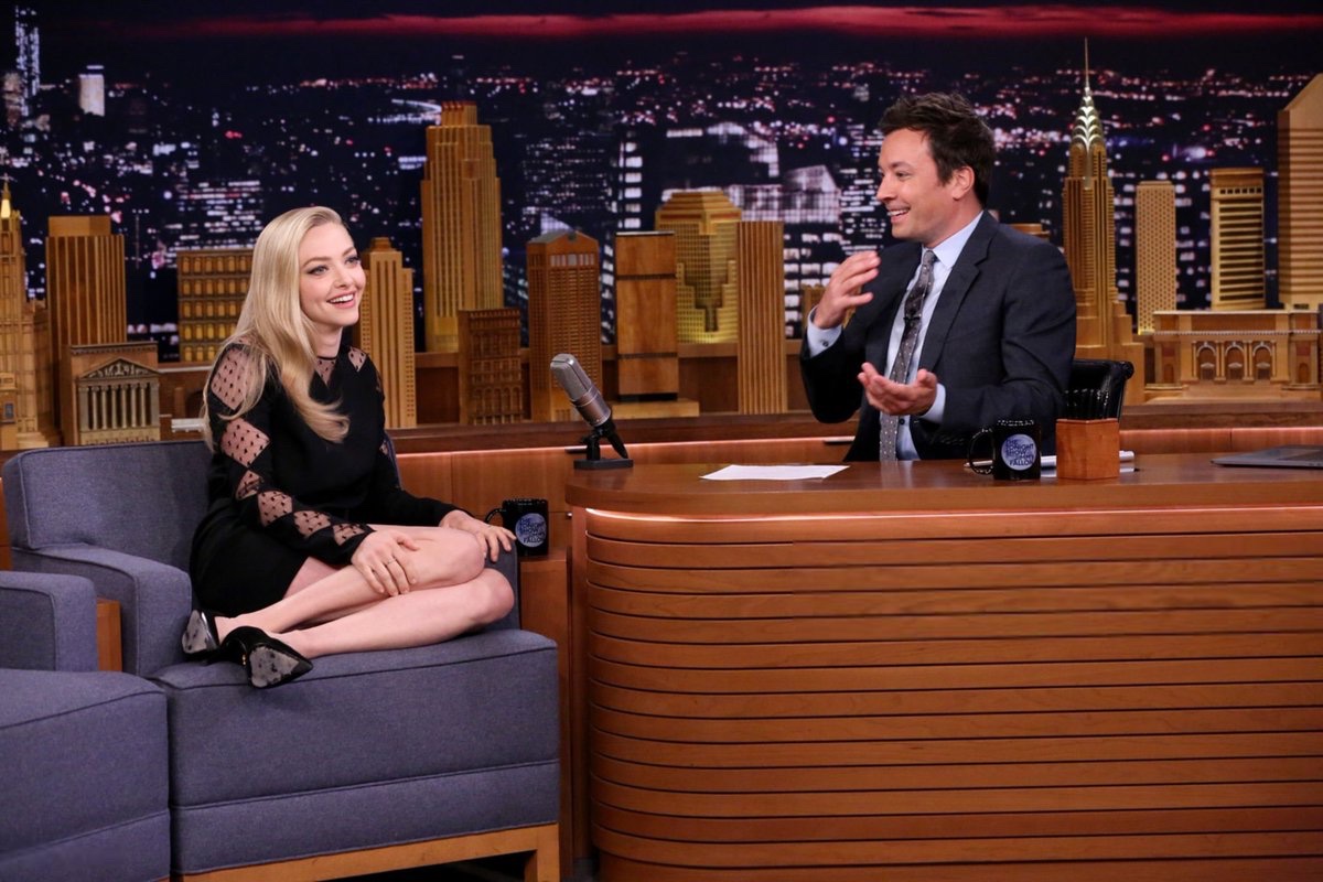 PaigeWinterson's tweet photo. Finally, I’m here for what Jimmy always asks about. “When are we getting another ‘Dancing Queen?’” Well, you’re getting one on Friday! @FallonTonight is always comfortable, fun and good energy. I love coming back again and again. My dress? @givenchy darling! Pumps? @Ferragamo! 🖤 https://t.co/3HkNxvS2ES