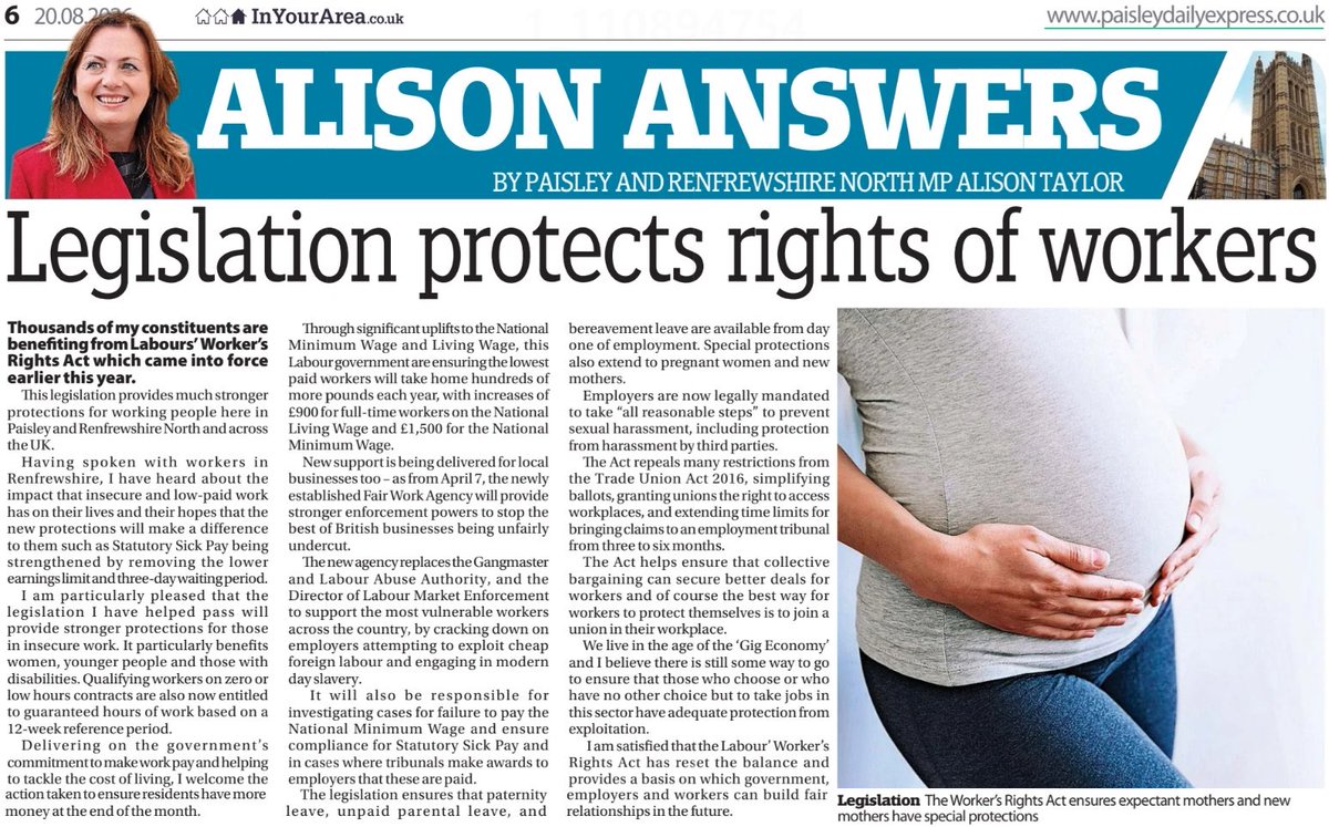 Alison_S_Taylor's tweet photo. Today’s #PaisleyDailyExpress 👇 https://t.co/2vOrhtWUMP