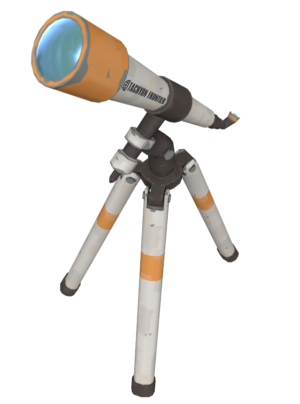 ilovefanta67's tweet photo. Here's another prop i made for Operation Mooncrash.
A space telescope! To observe the starts and upcoming meteors that are about to crash moon...
#tf2 #art #teamfortress #teamfortress2 https://t.co/cRU2LF9Ii9