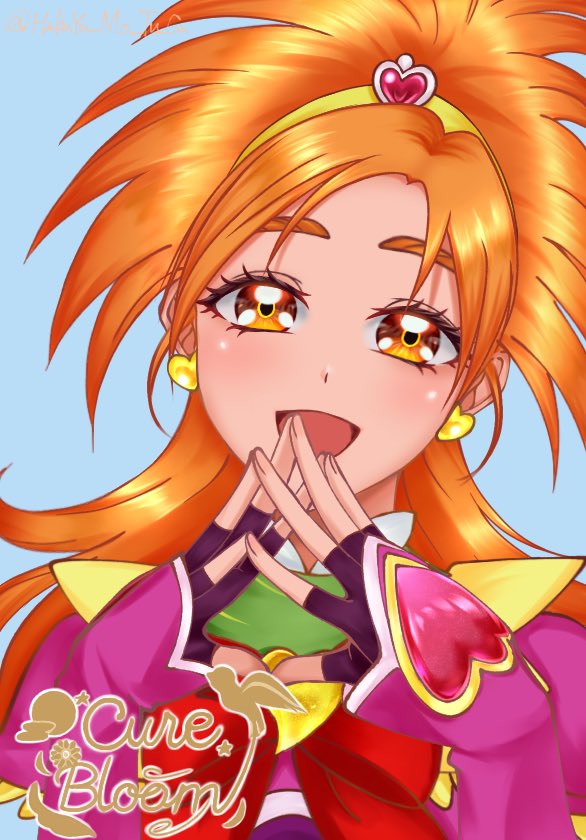 usurai_ymt_cnr's tweet photo. ←公式　　　前に描いた二次創作→

名前のロゴも表情も仕草も全然違ってました😂😂 https://t.co/TjDb8xe4pM