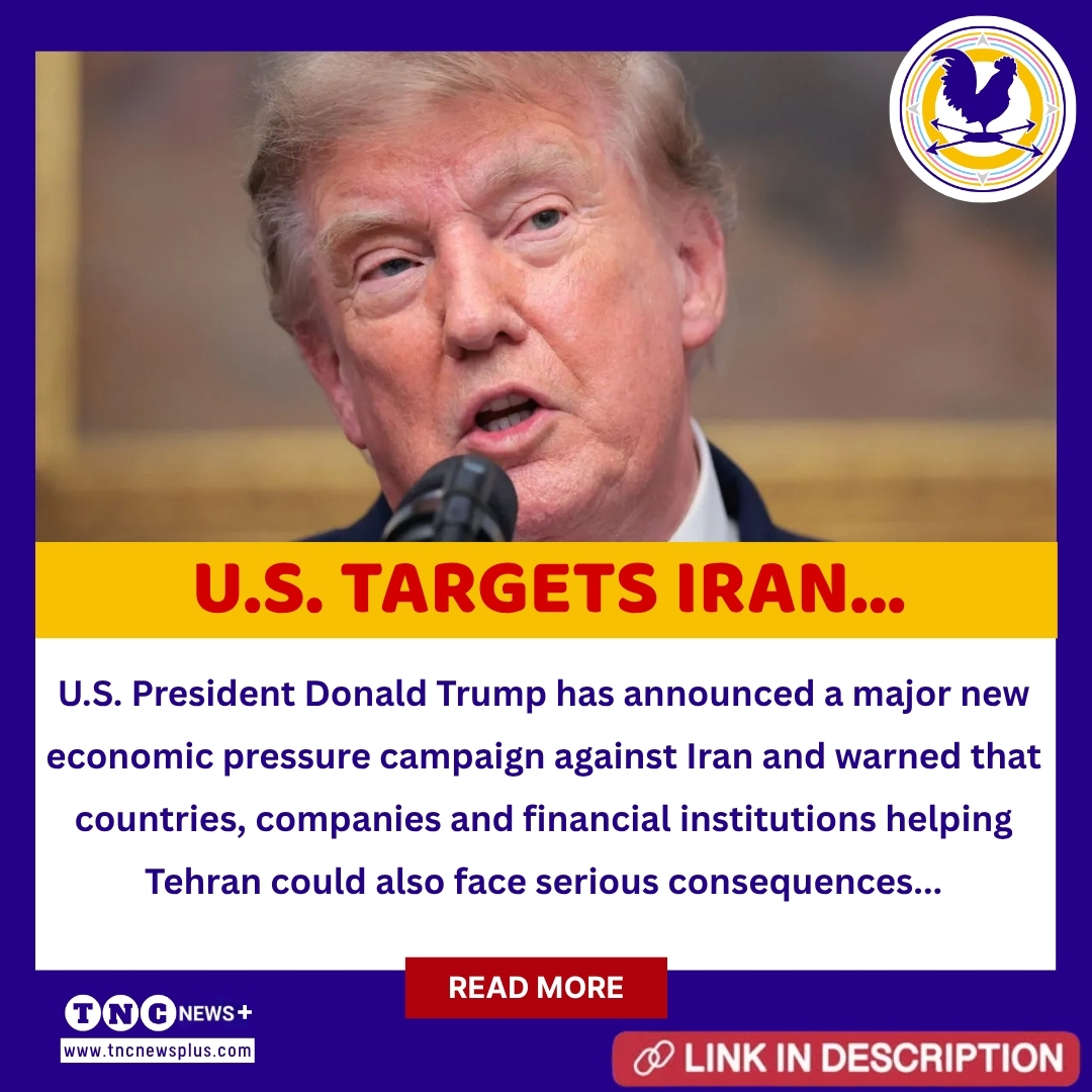 TNCNewsPlus's tweet photo. Iran Under Fresh U.S. Pressure as Trump Warns Its Supporters !

Read more: https://t.co/7JVuWYyAfi

#Trump #Iran #EconomicWarfare #Sanctions #USNews #WorldNews #TNC #TheNewsCircle #Tnctamilnews https://t.co/JdmUDDGp0W