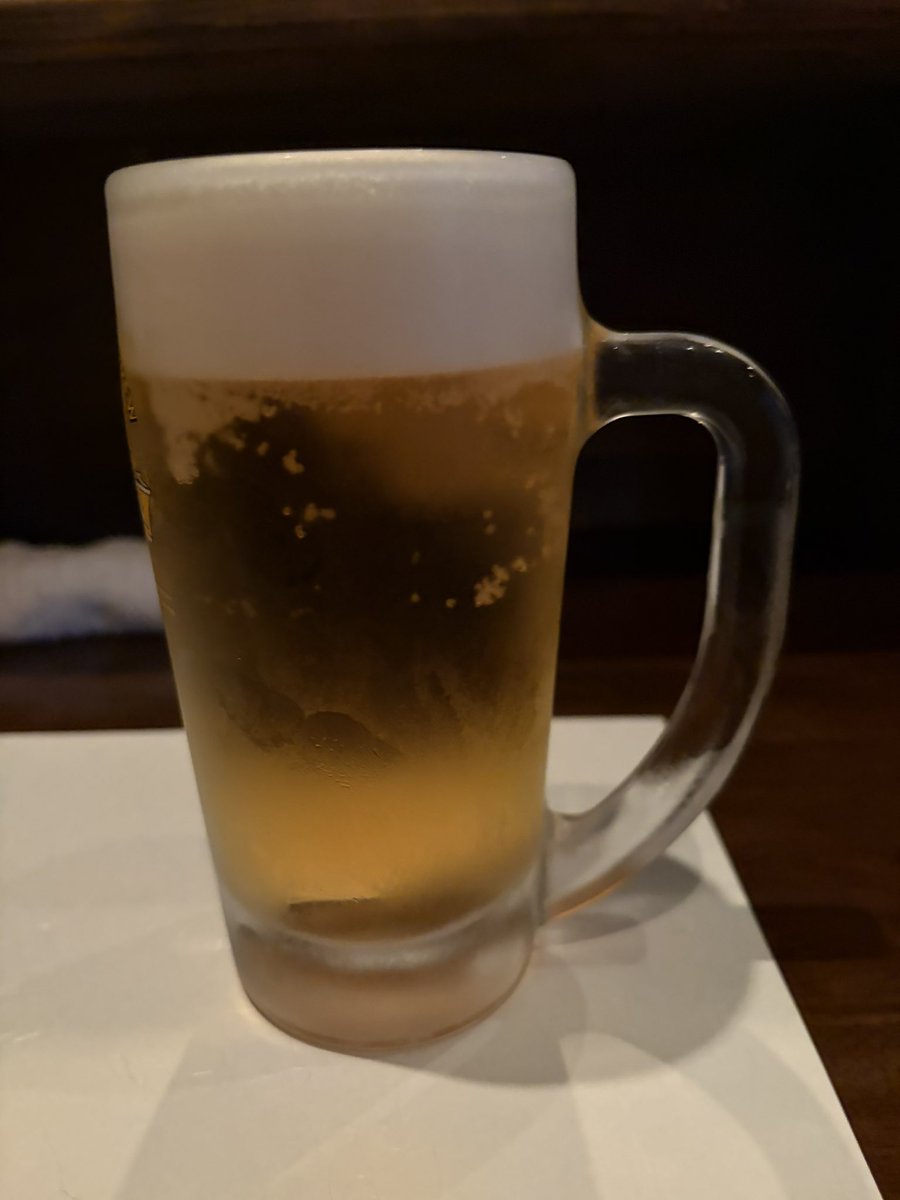 ahougan's tweet photo. ＃名古屋
＃柊
生ビール&amp;お通し
筑前煮
野菜美味〜い！ https://t.co/qxW47w7KPS
