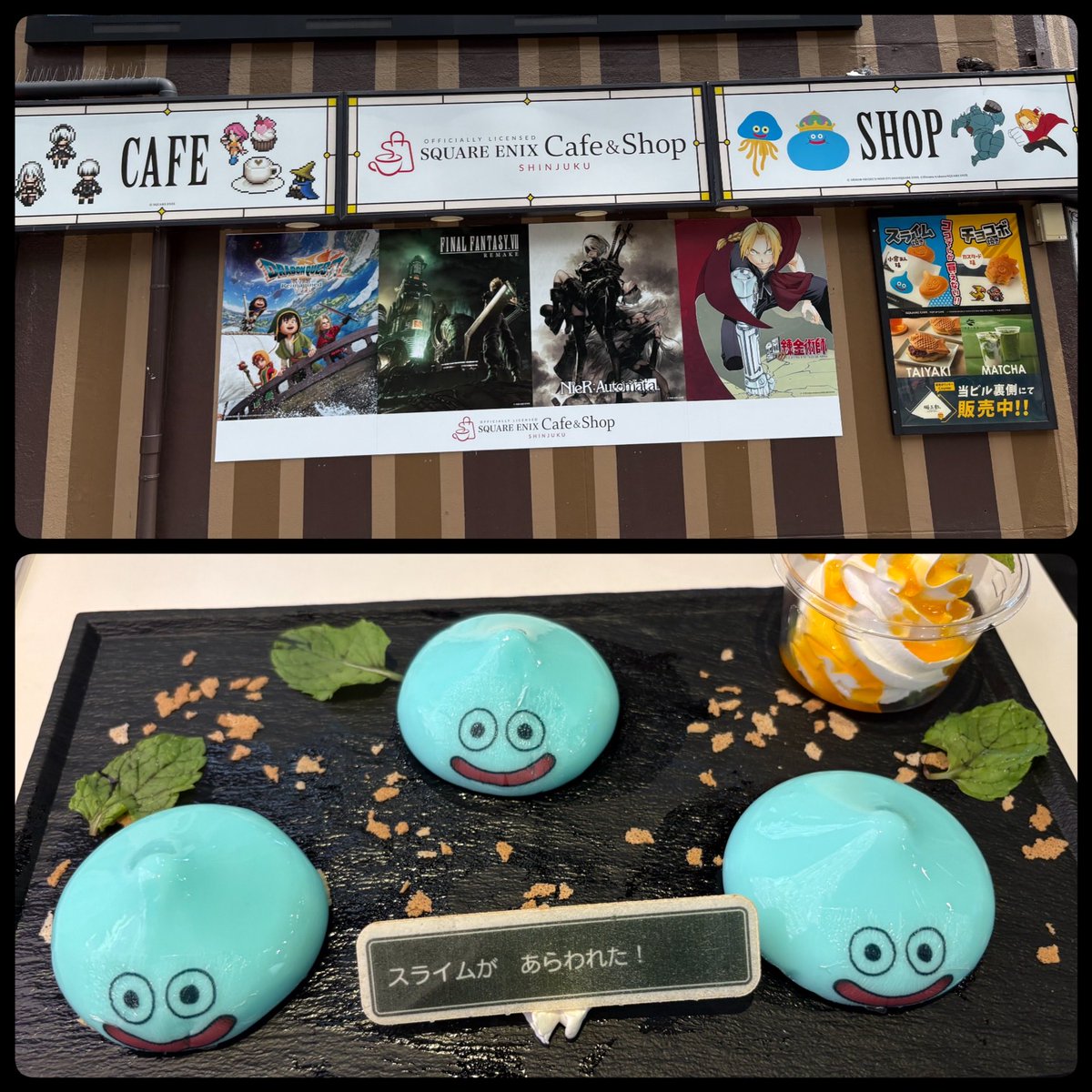 aintnoritz's tweet photo. 夏休み2日目
ポップアップカフェからのドラクエ40周年記念展
グッズがほぼ売切れで悲しみ😢
VRはとても良かったです！
 #DQ_DIVE https://t.co/wAOwS7vyhz