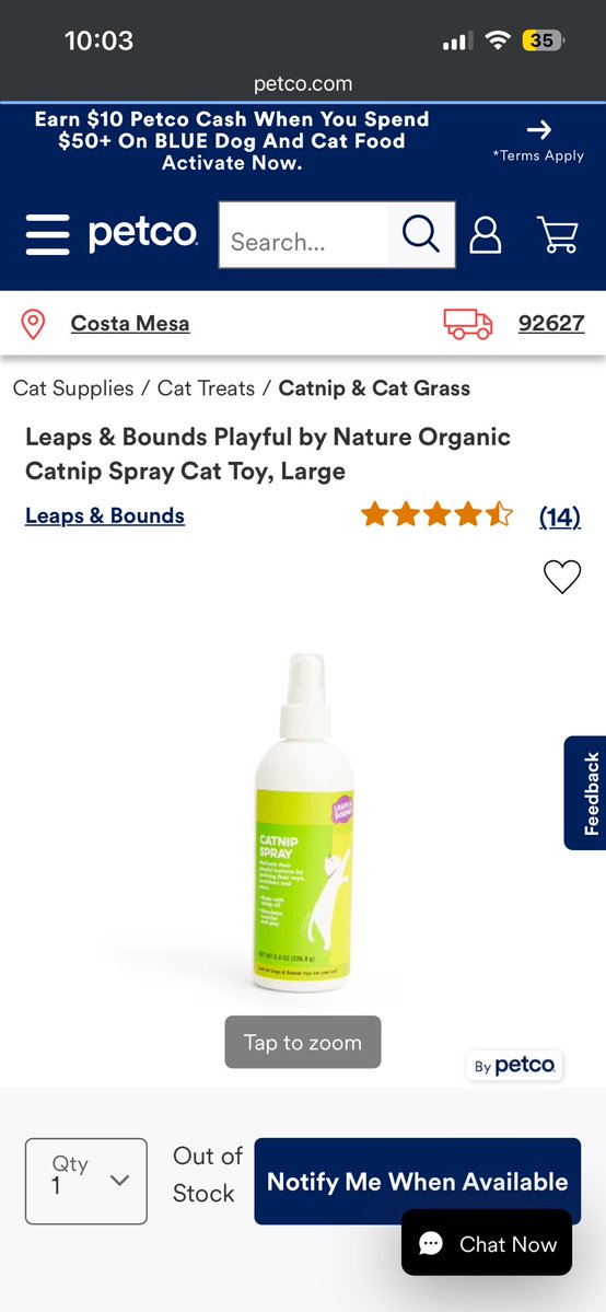 Broker_Brett's tweet photo. @inababi This is the one we’ve bought a few times, doesn’t seem too crazy? Local petcos have it. https://t.co/tmOfknTZSZ