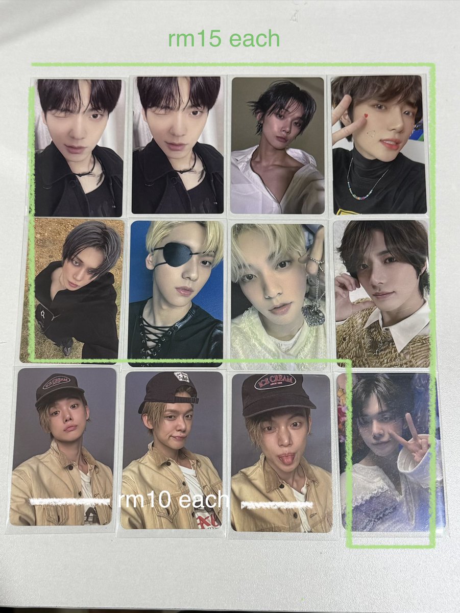 soobdae's tweet photo. 📓 wts txt photocards

✧ prio to those who buy more than 3 pcs
✧ please do not buy if sensitive to light scratches
✧ add postage wm 8 / em 13
✧ can open share
✧ dm to buy!

[#pasarTXT #pasarTXTmy] https://t.co/pms70pqff3