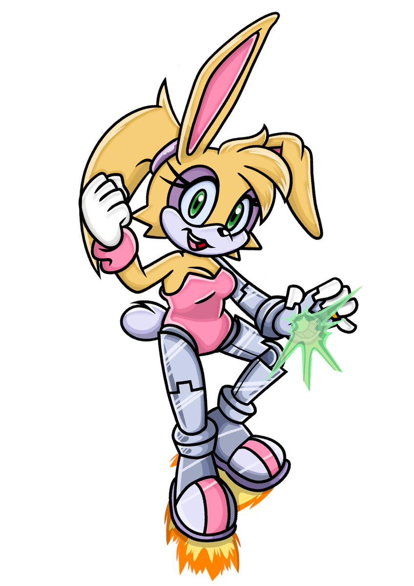 SMAXIMATIONS's tweet photo. Bunnie is always a fun challenge to draw. Trying to figure out her legs' inner robotics scratches a big itch in my brain and really gets me to focus. 
#archiesonic #bunnie #bunnierabbot #sonicsatam #archiesoniccomics #archiesonicthehedgehog #bunnie_rabbot https://t.co/9RSCpGnwu6