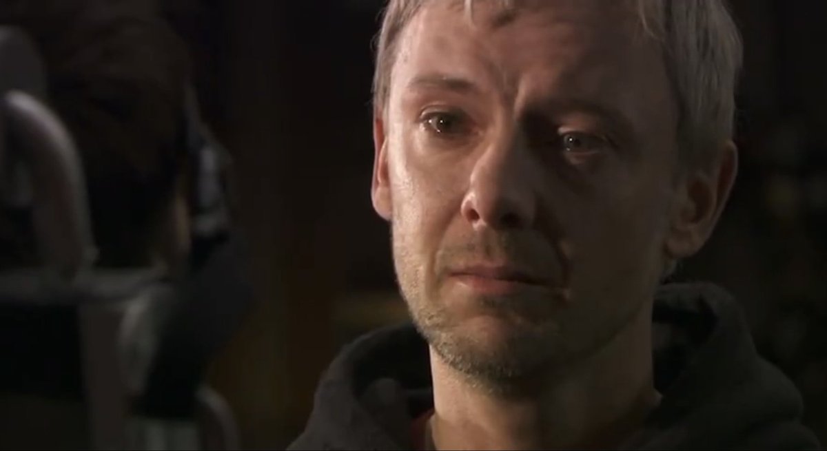 cartoonlover826's tweet photo. His face when the Doctor says "I wonder what I'd be without you". Do yo0u think this was the first time he admitted how important the Master is to him since the Academy? https://t.co/UpbbMYwzXO