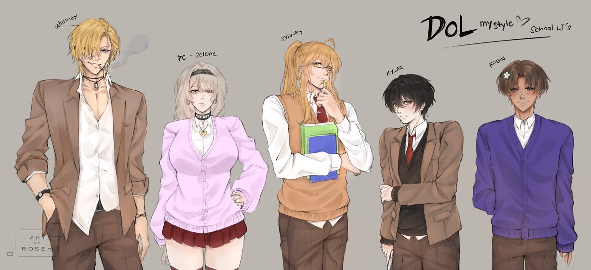 Akixxrosem's tweet photo. School LI♂️ + My PC♀️

#dol #DegreesofLewdity https://t.co/WMpwLHpEUm