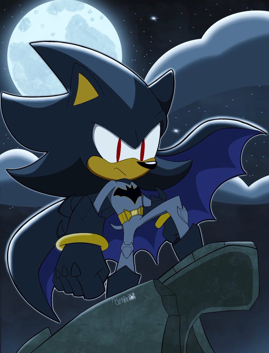TonySpinDash57's tweet photo. @Cybrid101 I think this piece of Shadow as Batman might be my most popular https://t.co/yqrJwf8APT