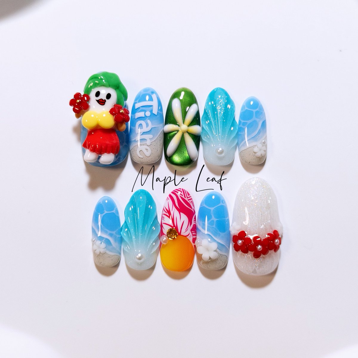 MapleLeafNails's tweet photo. 𝐧𝐞𝐰*⁡
.
スパリゾートハワイアンズ
.
.
⁡ #ネイルチップ #ネイルチップ販売  #ネイルチップオーダー https://t.co/lFKuWo1wK3