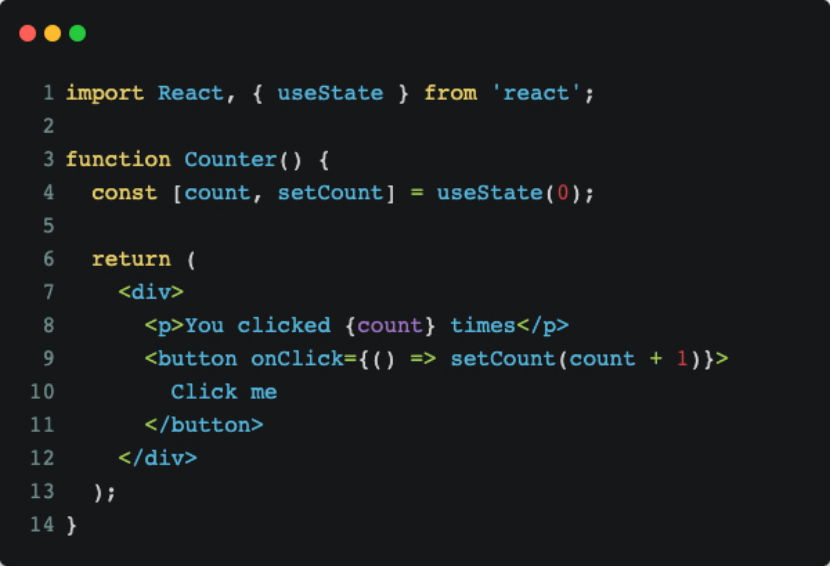 gdbessa's tweet photo. Just nailed my first React functional component practice!  Now moving on to state management basics. Small step, big progress ， https://t.co/pXhZdT9jBR