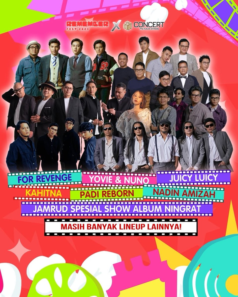 seawavemag's tweet photo. MEDIA WAVE - INDONESIA
Relive the nostalgia of Indonesian music! 🎵
Catch Remember Fest x Concert Cube at Gambir Expo and Open Space JIExpo Kemayoran in Jakarta, Indonesia this November 7 and 8!
📸: Remember Fest Indonesia
#CatchTheSEAWave #Backtoremember #Bertemudinovember https://t.co/VszdsRgNrK