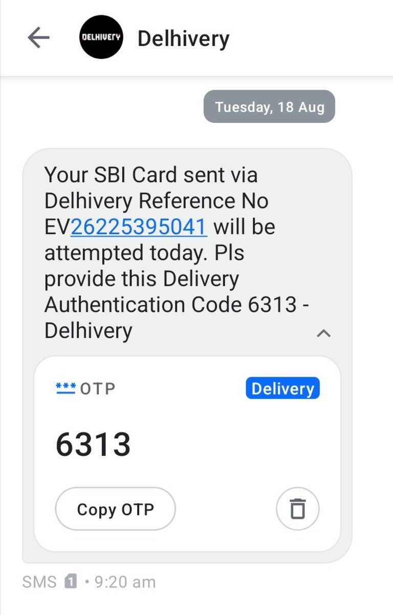 ABHISHAR100's tweet photo. @delhivery 
Bahut hi late service।

Courier hamara 18 August ko delivery honi thi lekin 2 din beet jane ke baad abhi bhi delivery nahi hui hai..

Courier agent se 18 August ko phone me baatchit bhi hui usne bola ki ham 19 August ko de denge hamare paas recording hai https://t.co/7MRntB0gB3