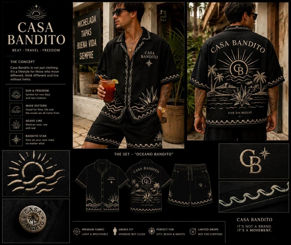CasaBandito's tweet photo. First look: “Océano Bandito” 🌊🌴

Coming soon.

#CasaBandito https://t.co/T8PVjtDqw8
