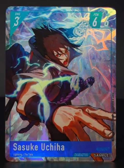 🚨速報🚨 NARUTO CARD GAME公式より 別バージョンのサスケが公開📢 雷