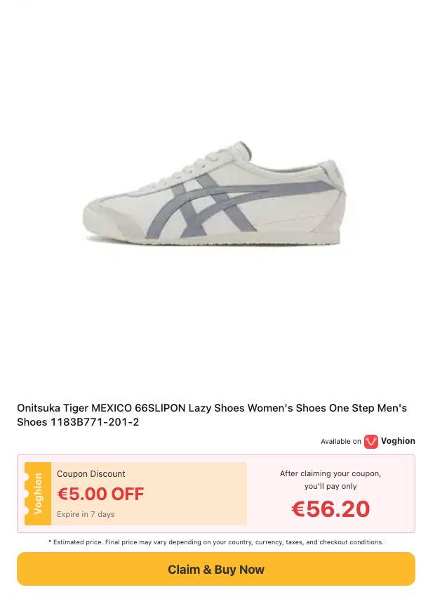 Marktz6j's tweet photo. Onitsuka Tiger MEXICO 66SLIPON Lazy Shoes Women's Shoes One Step Men's Shoes 1183B771-201-2
https://t.co/ZXnswfTOFm https://t.co/10n9TkKOa7