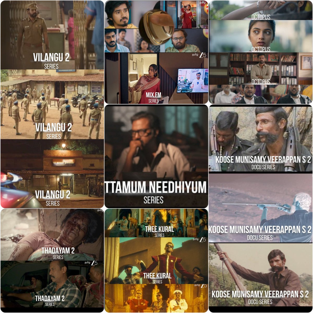 CineBuzzMedia's tweet photo. 🔥 ZEE5 — UPCOMING TAMIL ORIGINALS! 🍿🧨
🎬 #Vilangu : Season 2 — The blockbuster is BACK! 🤯🔥
📺 Tamil Original | Expected: Telugu • Kannada • Malayalam • Hindi
📻 #MixFM — ZEE5 Original
📺 Tamil Original | Expected: Telugu • Kannada • Malayalam • Hindi
(1/4) ⬇️ https://t.co/5XyTpe5jtZ