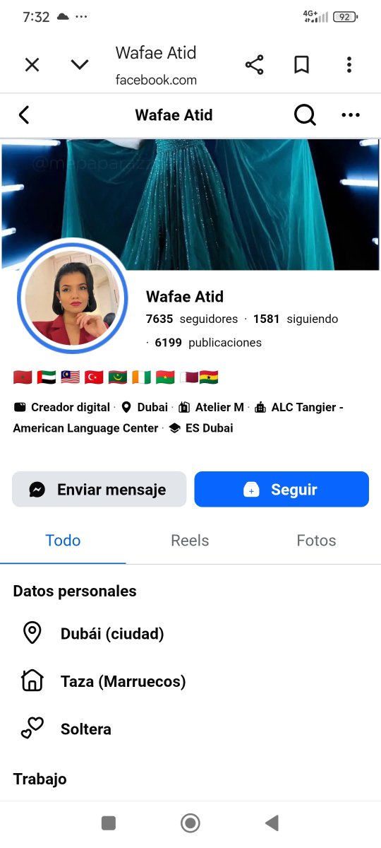 Elena515564's tweet photo. @davidsantosvlog Aquí hay otros perfiles de la mentirosa de Wafae Atid, es creadora de contenido, vive en Dubai, así que él gobierno de Sánchez la habrá usado para hacernos llorar, cuando ha viajado y vivido como ha querido, incluso mejor q cualquier joven de España 
https://t.co/Hn53S5tYLb https://t.co/A9rODznSZZ