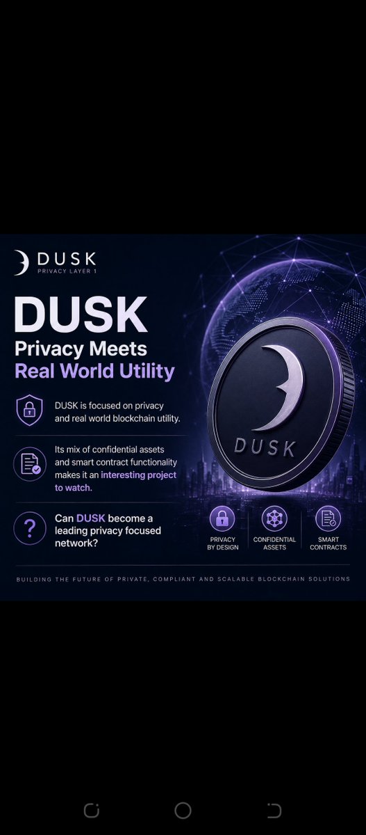 SherA97434's tweet photo. DUSK is focused on privacy and real world blockchain utility. Its mix of confidential assets and smart contract functionality makes it an interesting project to watch. Can DUSK become a leading privacy focused network?@DuskFoundation$DUSK#dusk https://t.co/AhbNfABEOT