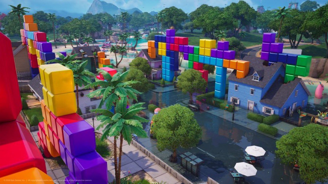 Silly1364543's tweet photo. FORTNITE TETRIS POI https://t.co/dLHmuptdEM